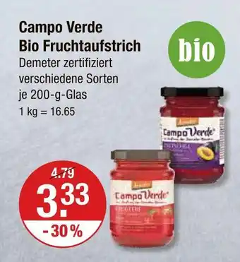 V Markt Campo verde bio fruchtaufstrich Angebot