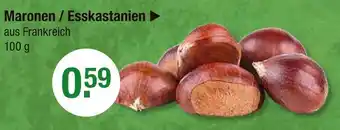 V Markt Maronen / esskastanien Angebot
