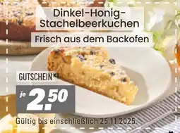Höffner Dinkel-honig-stachelbeerkuchen Angebot