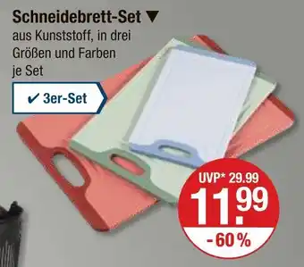 V Markt Schneidebrett-set Angebot