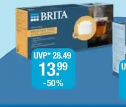 V Markt Brita wasserfilter-kartuschen pure performance pack 3 Angebot