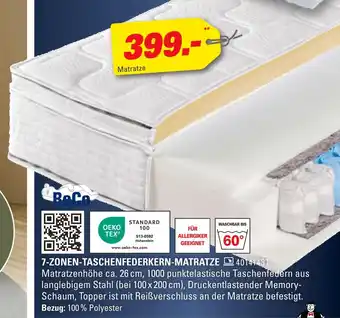 Höffner Beco 7-zonen-taschenfederkern-matratze Angebot