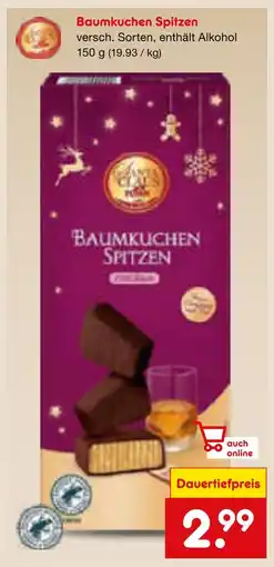 Netto Marken-Discount Baumkuchen spitzen Angebot