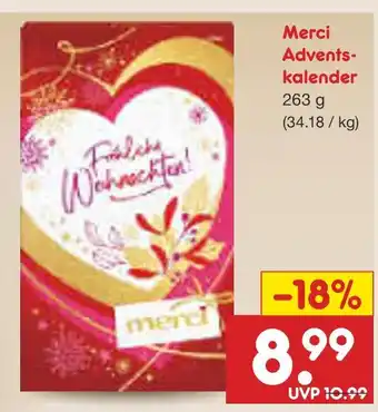 Netto Marken-Discount Merci adventskalender Angebot