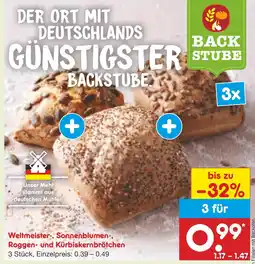 Netto Marken-Discount Backstube weltmeisterbrötchen Angebot