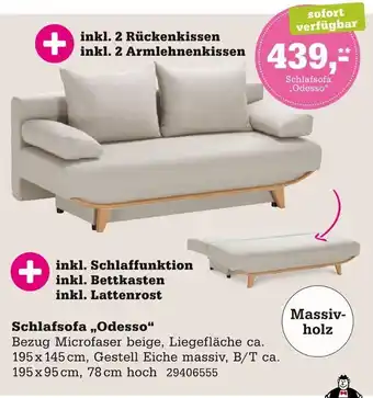 Höffner Schlafsofa „odesso“ Angebot