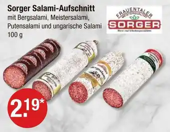 V Markt Sorger salami-aufschnitt Angebot