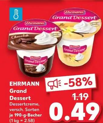 Kaufland Ehrmann grand dessert chocolate Angebot