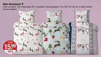 V Markt Biber bettwäsche Angebot