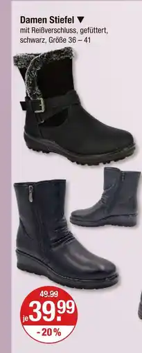 V Markt Damen stiefel Angebot