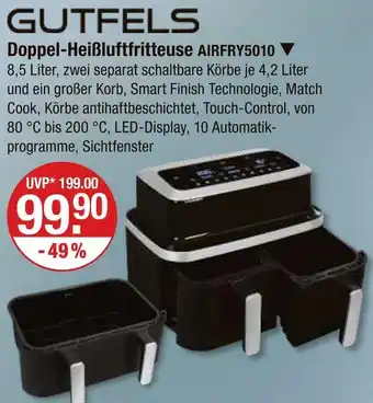 V Markt Gutfels doppel-heißluftfritteuse airfry5010 Angebot