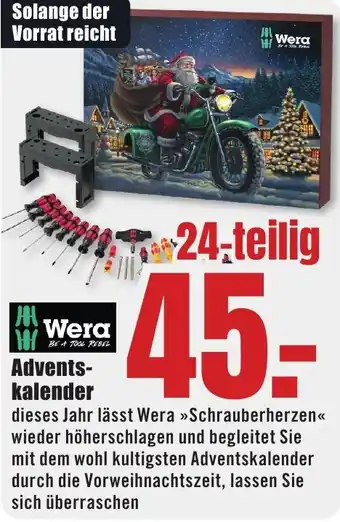 B1 Discount Baumarkt Wera Adventskalender Angebot