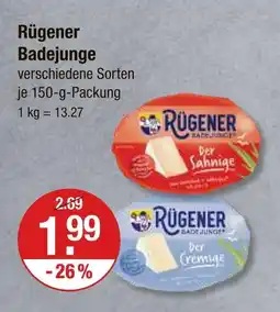 V Markt Rügener badejunge der sahnige Angebot