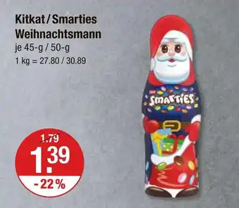 V Markt Kitkat weihnachtsmann Angebot