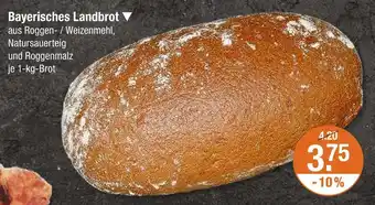 V Markt Bayerisches landbrot Angebot