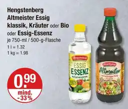 V Markt Hengstenberg altmeister essig klassik Angebot
