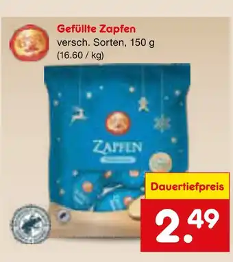 Netto Marken-Discount Gefüllte zapfen Angebot