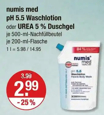 V Markt Numis med ph 5.5 waschlotion Angebot