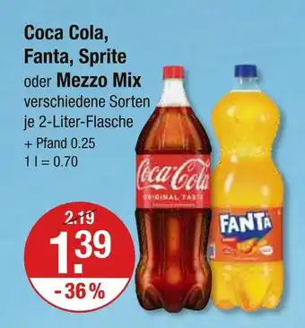 V Markt Coca cola coca cola Angebot