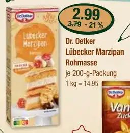 V Markt Dr. oetker lübecker marzipan rohmasse Angebot