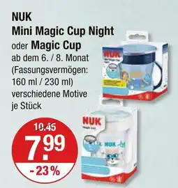 V Markt Nuk mini magic cup night Angebot