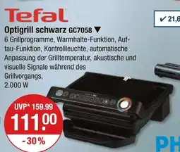 V Markt Tefal optigrill schwarz gc7058 Angebot