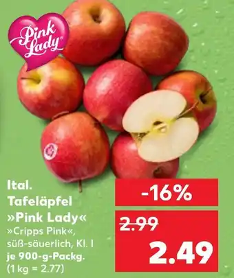 Kaufland Pink lady ital. tafeläpfel pink lady Angebot