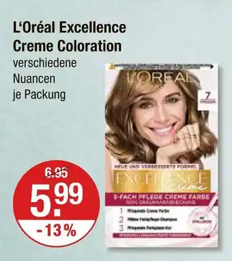 V Markt L'oréal excellence creme coloration Angebot
