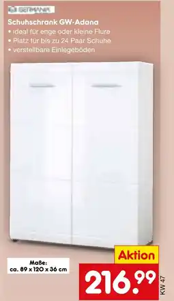 Netto Marken-Discount Germania schuhschrank gw-adana Angebot