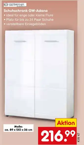Netto Marken-Discount Germania schuhschrank gw-adana Angebot