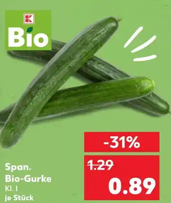 Kaufland Bio span. bio-gurke Angebot