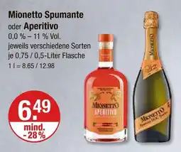 V Markt Mionetto spumante Angebot