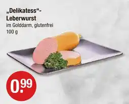 V Markt Delikatess-leberwurst Angebot