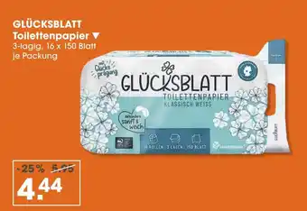 V Markt Glücksblatt toilettenpapier Angebot