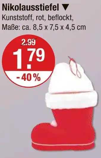 V Markt Nikolausstiefel Angebot