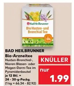 Kaufland Bad heilbrunner bio husten- und bronchial tee Angebot