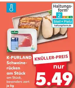 Kaufland K-purland schweinerücken am stück Angebot