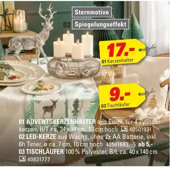Höffner Adventskerzenhalter Angebot