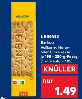 Kaufland Leibniz vollkornkekse Angebot