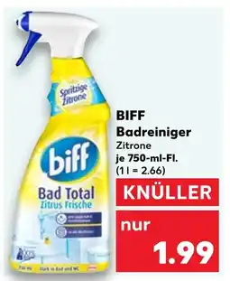 Kaufland Biff badreiniger zitrone Angebot