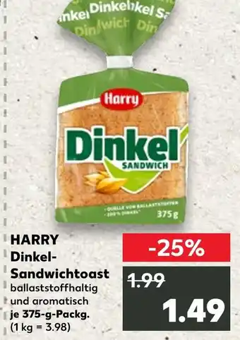 Kaufland Harry dinkel-sandwichtoast Angebot