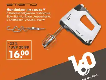 V Markt Emerio handmixer hm-130365 Angebot