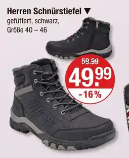 V Markt Herren schnürstiefel Angebot
