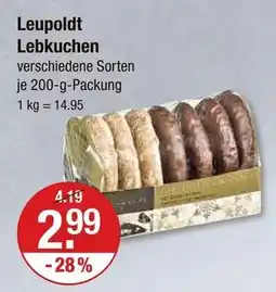 V Markt Leupoldt lebkuchen Angebot