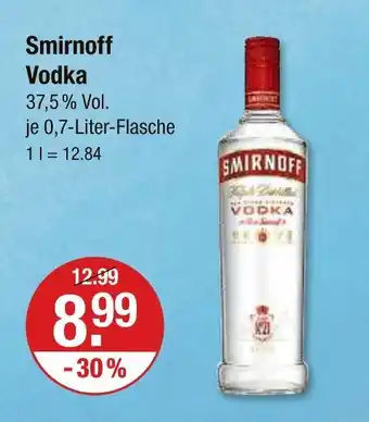 V Markt Smirnoff vodka Angebot