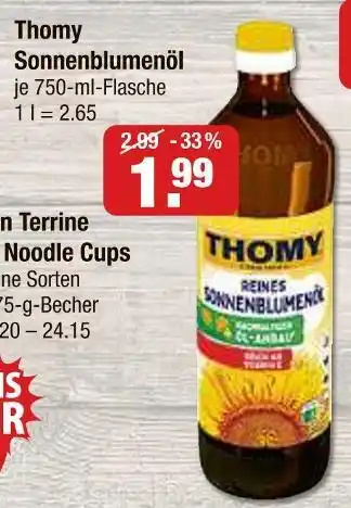 V Markt Thomy sonnenblumenöl Angebot