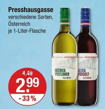 V Markt Presshausgasse grüner veltliner Angebot
