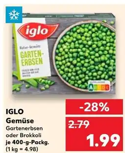 Kaufland Iglo gartenerbsen Angebot