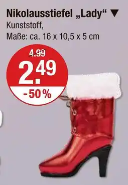 V Markt Nikolausstiefel „lady“ Angebot