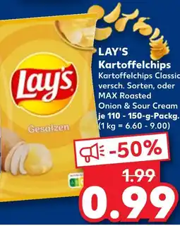Kaufland Lay's kartoffelchips classic Angebot